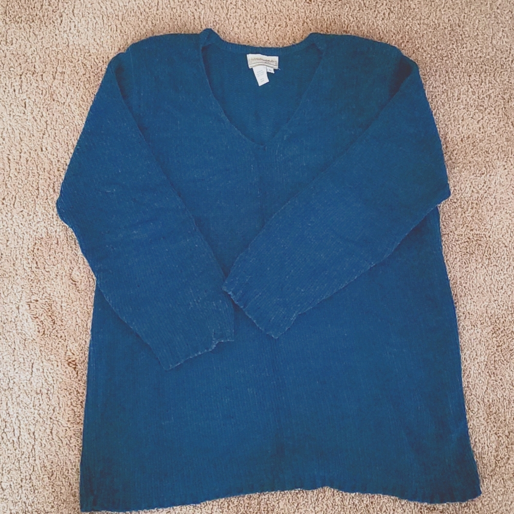 Coldwater Creek V-Neck Sweater - L